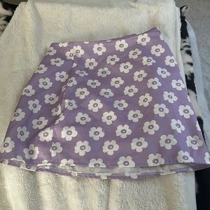 Shein floral skirt